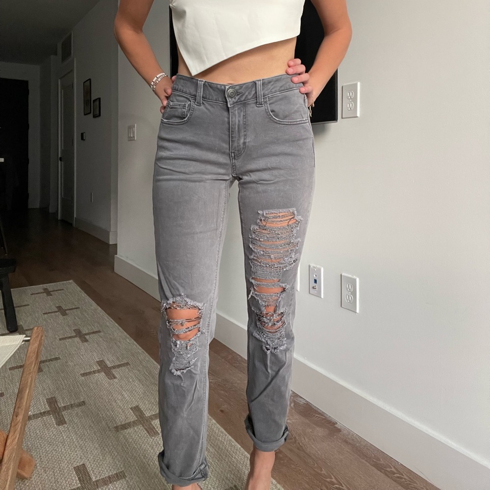 American Eagle Acid Wash Distressed Jean